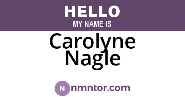 Carolyne Nagle
