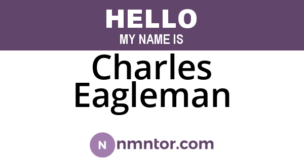 Charles Eagleman