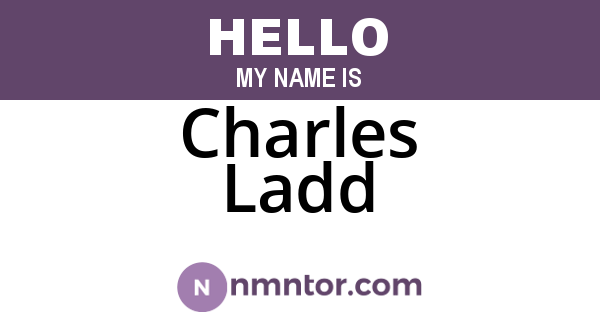 Charles Ladd