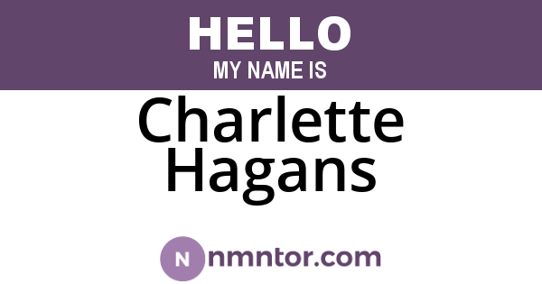 Charlette Hagans