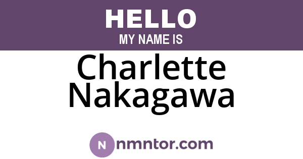 Charlette Nakagawa