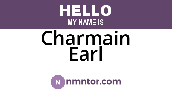 Charmain Earl