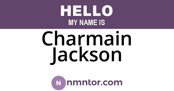 Charmain Jackson