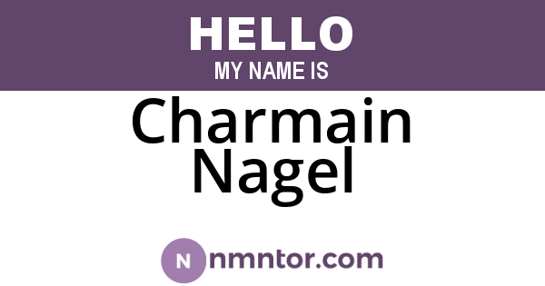 Charmain Nagel