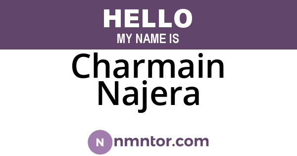 Charmain Najera