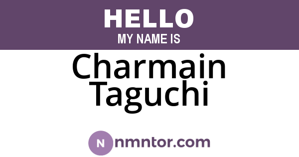 Charmain Taguchi