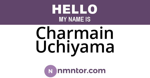 Charmain Uchiyama
