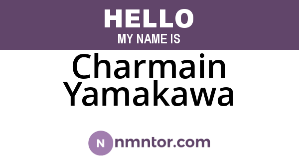 Charmain Yamakawa