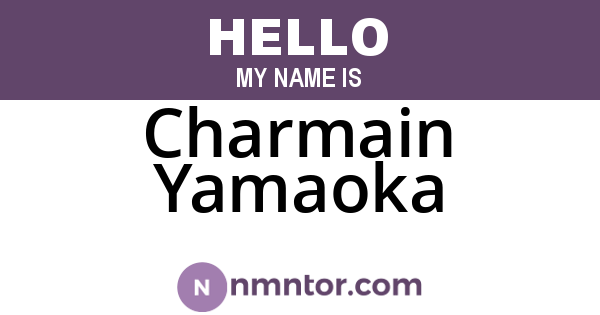 Charmain Yamaoka