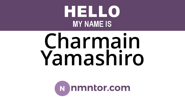 Charmain Yamashiro
