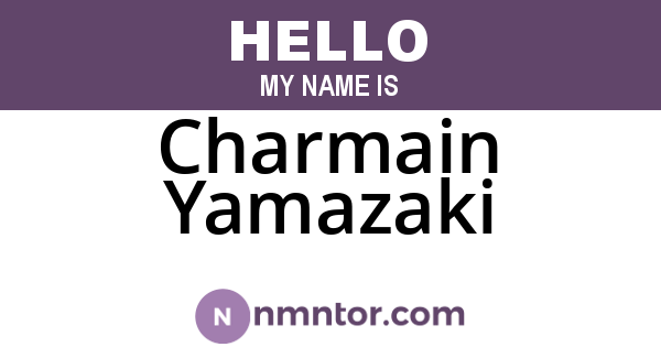 Charmain Yamazaki