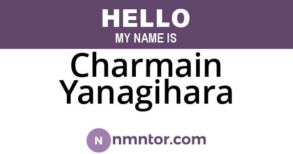 Charmain Yanagihara