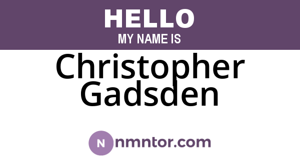 Christopher Gadsden