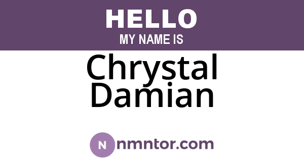 Chrystal Damian