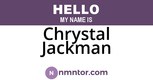 Chrystal Jackman