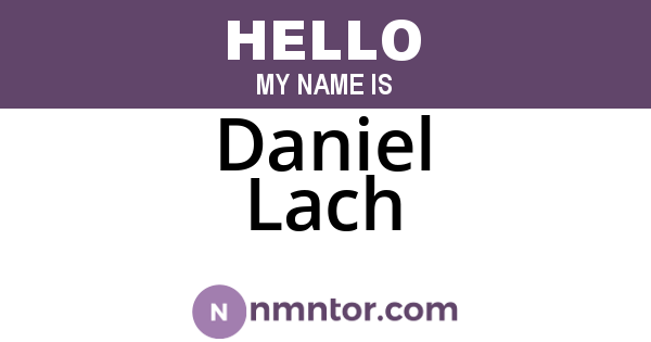 Daniel Lach
