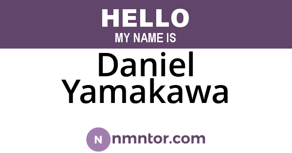Daniel Yamakawa