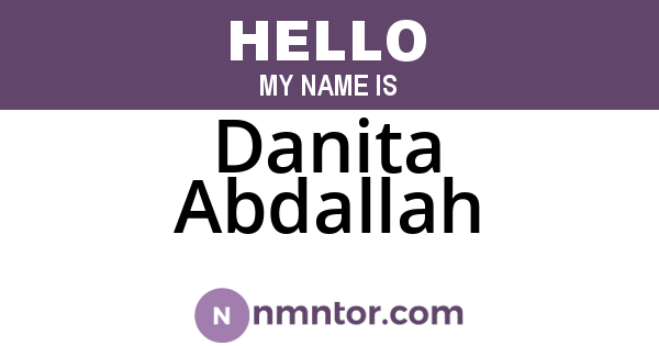 Danita Abdallah