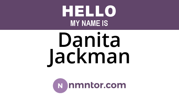 Danita Jackman