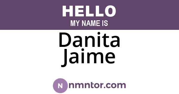 Danita Jaime