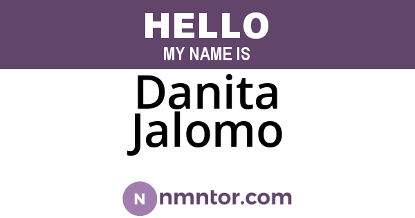 Danita Jalomo