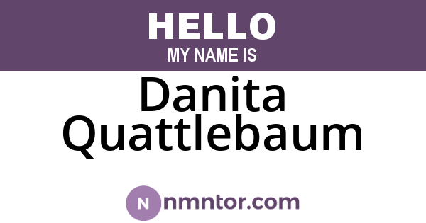 Danita Quattlebaum