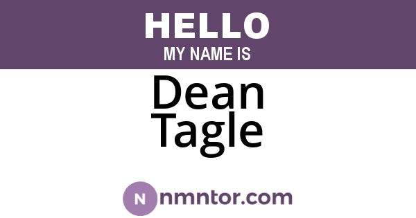 Dean Tagle