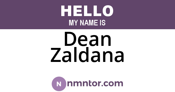Dean Zaldana