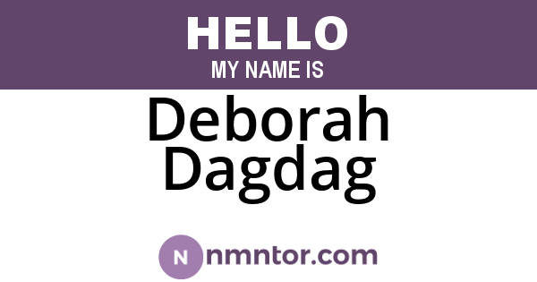 Deborah Dagdag