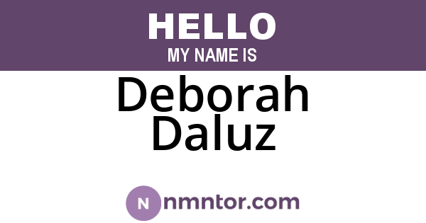 Deborah Daluz