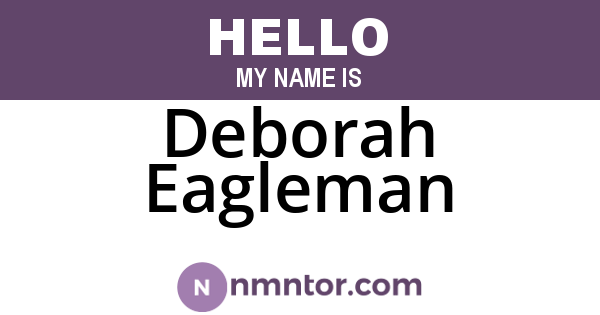 Deborah Eagleman