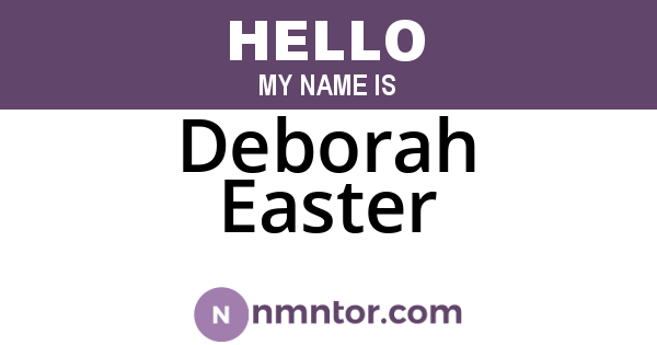 Deborah Easter
