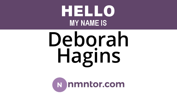 Deborah Hagins