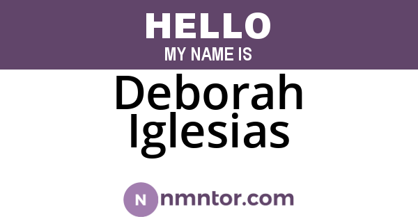 Deborah Iglesias