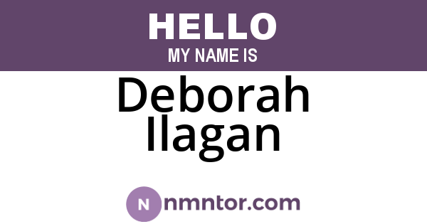 Deborah Ilagan