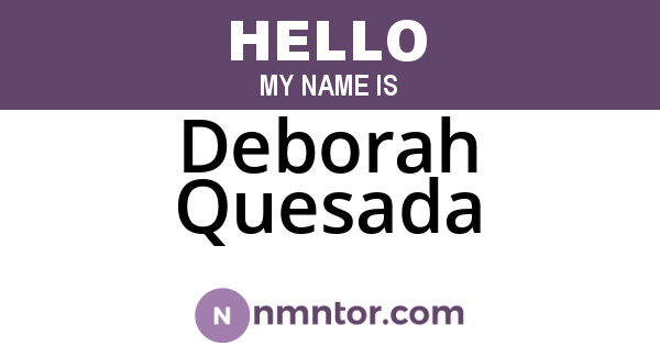 Deborah Quesada