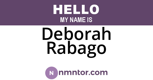 Deborah Rabago