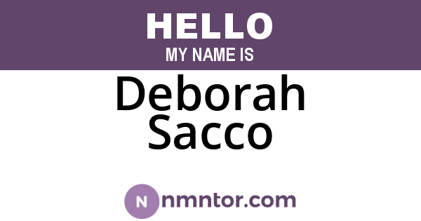Deborah Sacco
