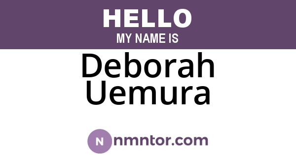 Deborah Uemura