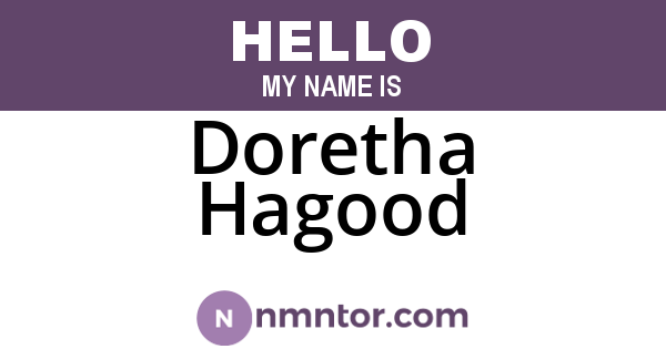 Doretha Hagood