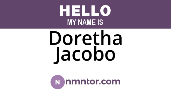 Doretha Jacobo