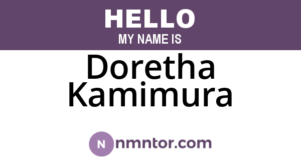 Doretha Kamimura