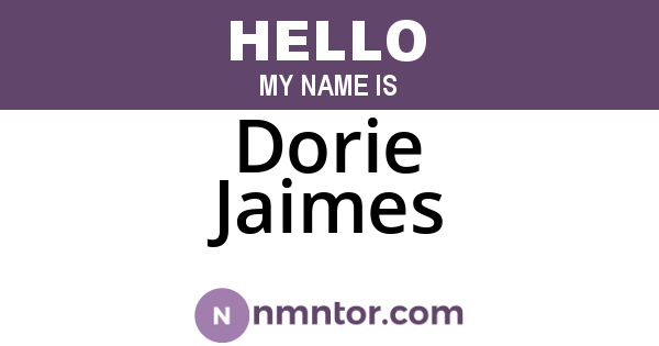 Dorie Jaimes