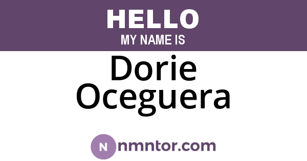 Dorie Oceguera
