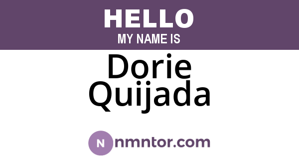 Dorie Quijada