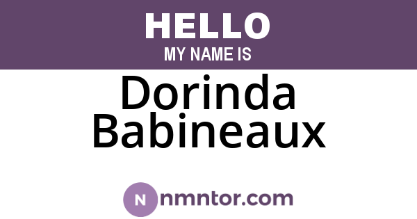 Dorinda Babineaux