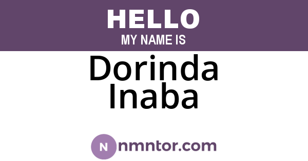Dorinda Inaba