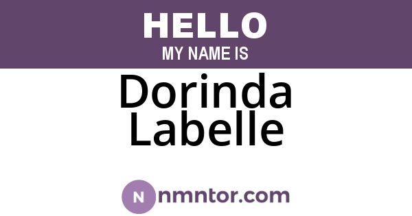 Dorinda Labelle