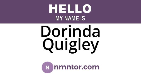 Dorinda Quigley