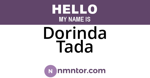 Dorinda Tada
